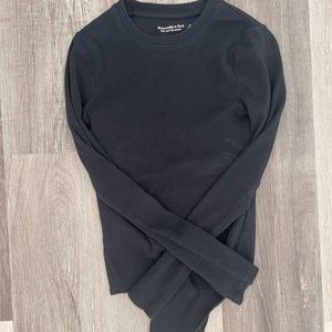 Abercrombie ribbed longsleeve body suit
